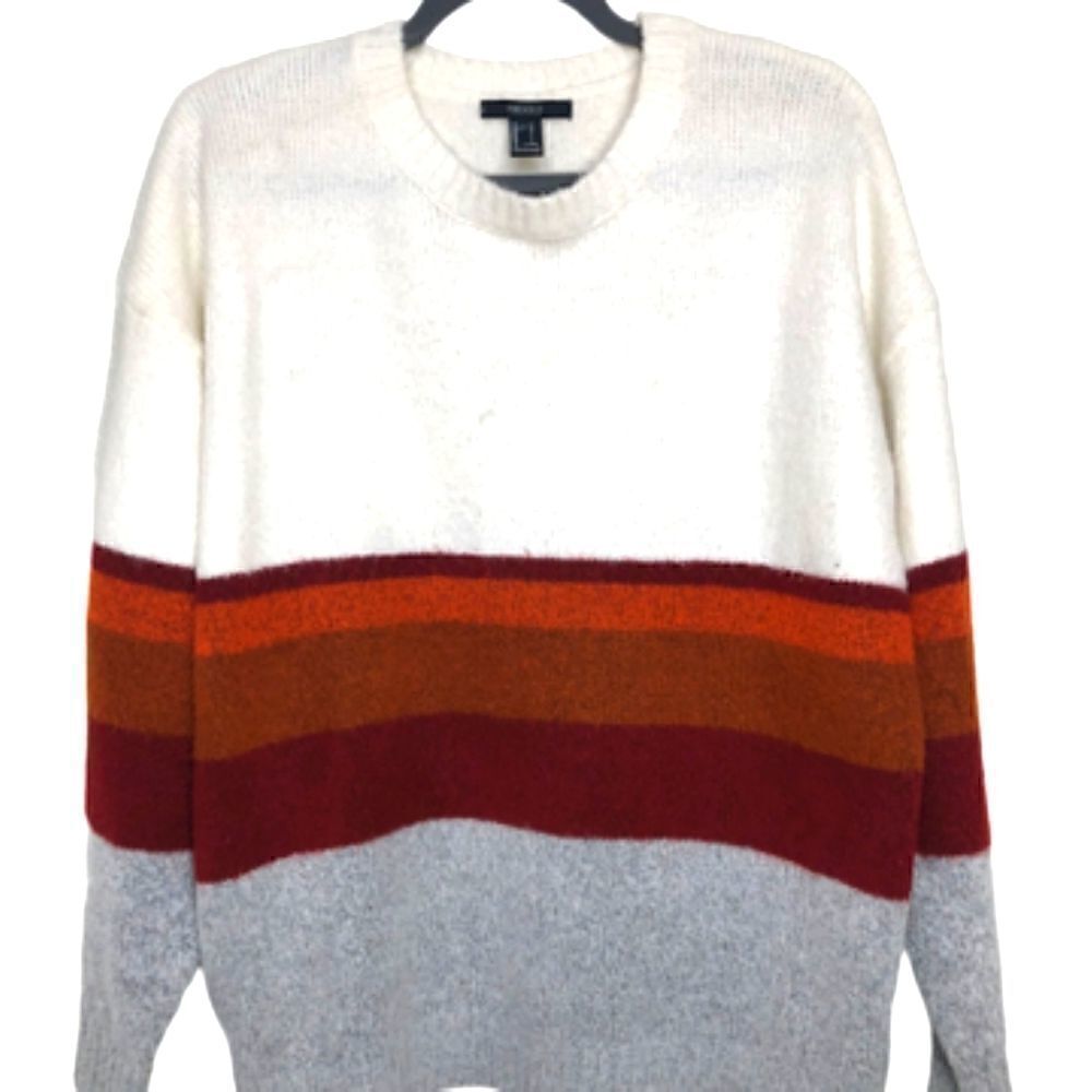 Long Sleeved Color Block Sweater